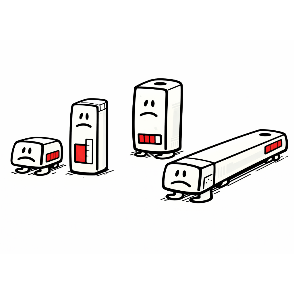 Illustration de batteries de vélo électrique avec faible autonomie pouvant être reprises ou rachetées Image