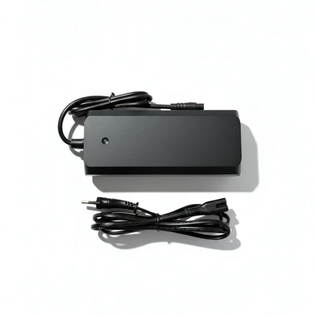 Chargeur de batterie mixte 36V 4A noir pour vélo électrique
