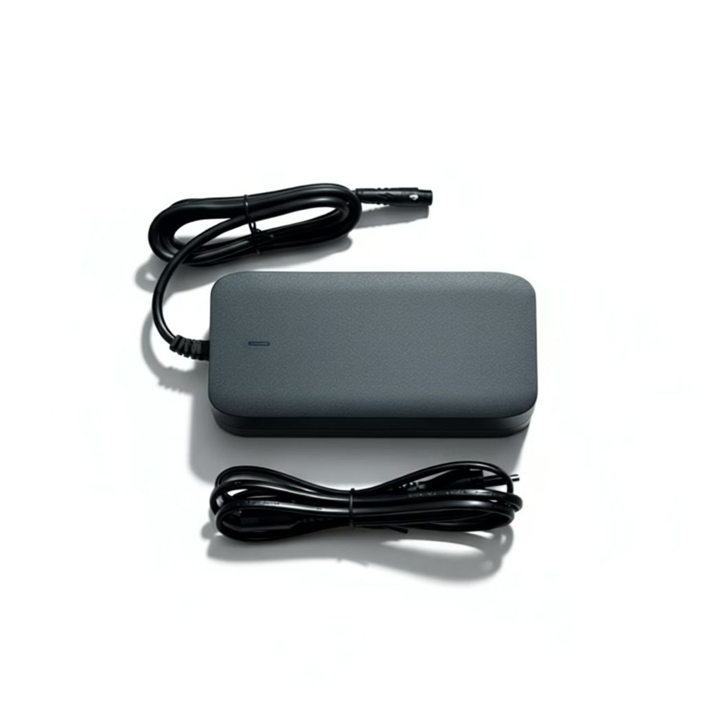 Chargeur de batterie standard 36V 4A noir pour vélo électrique
