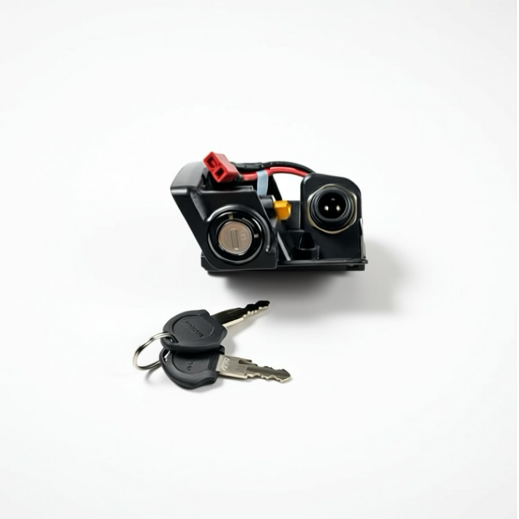 Support haut de batterie semi-intégrée avec verrou, clés